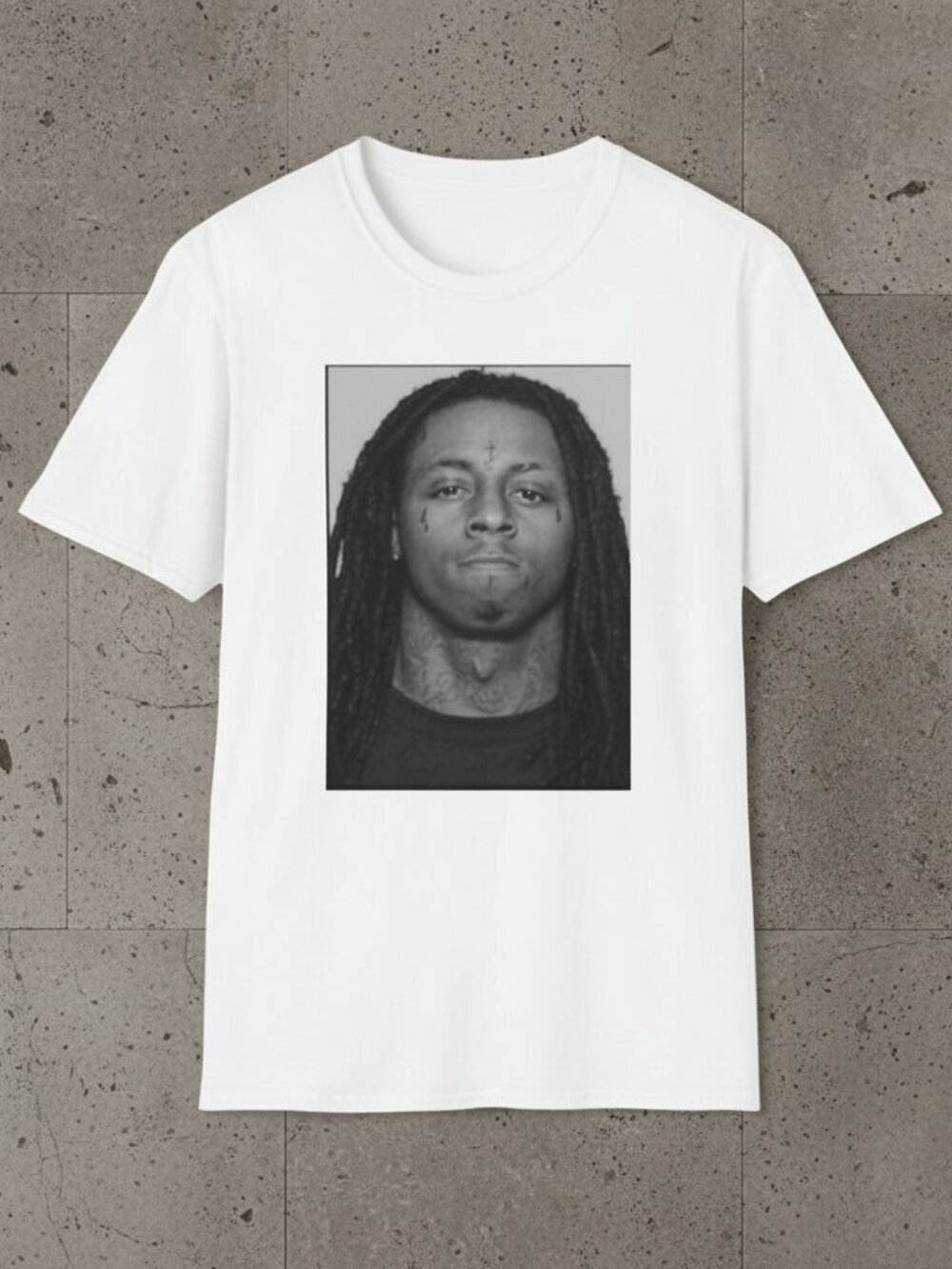 Black & White Portrait Graphic T-Shirt – Minimalist Streetwear Tee – Urban Style